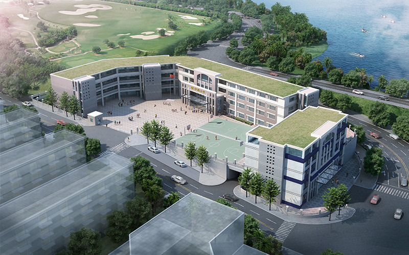 环市路小学效果图