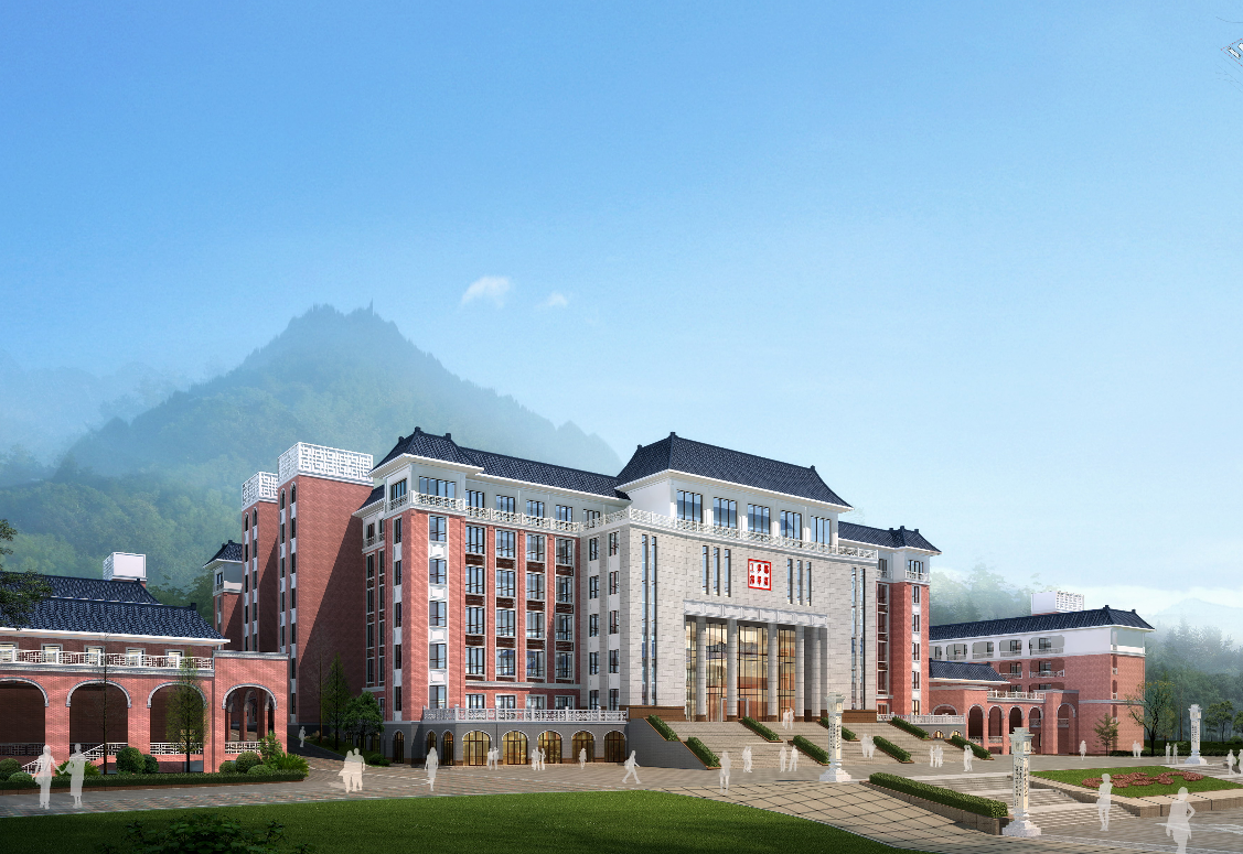 机电学校图书馆、体育馆